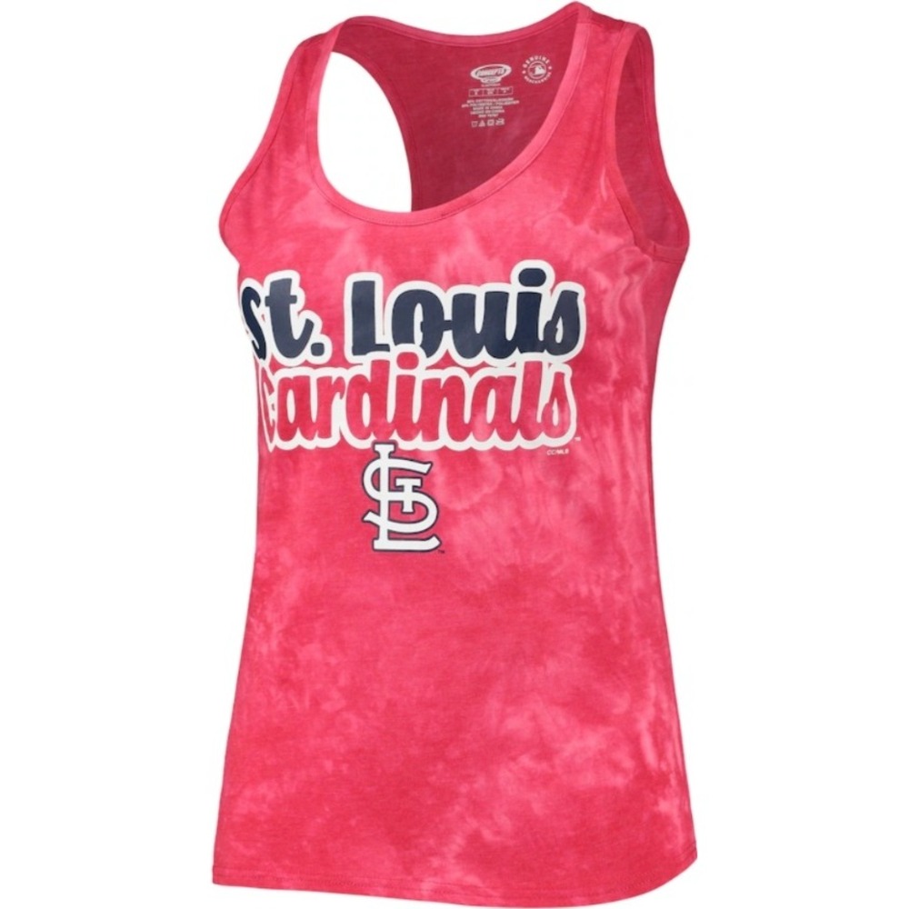 Concepts Sport St. Louis Cardinals Tank Top Racerback MLB Tie Dye Medium NWT